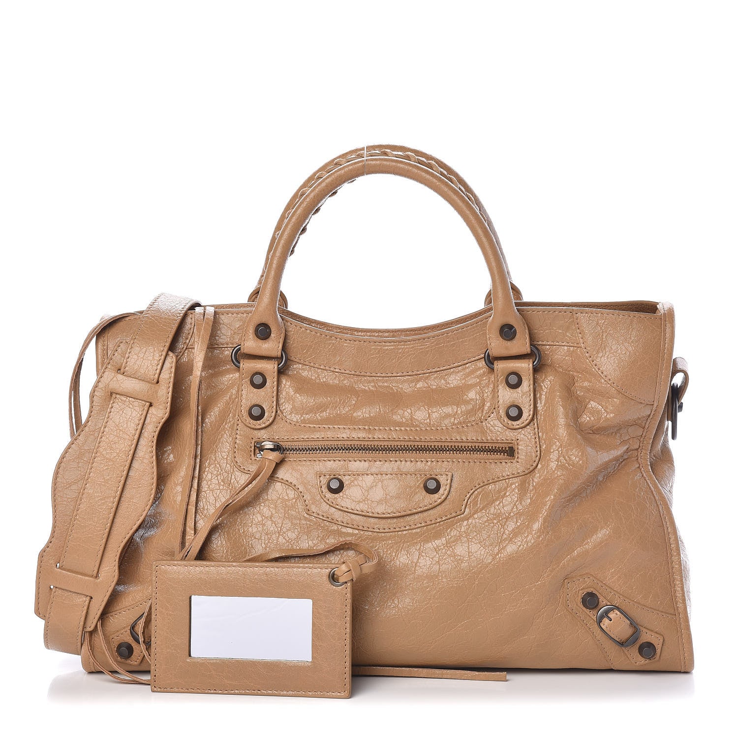 Balenciaga Agneau Classic Hardware City Beige Nougatine 1 of 9