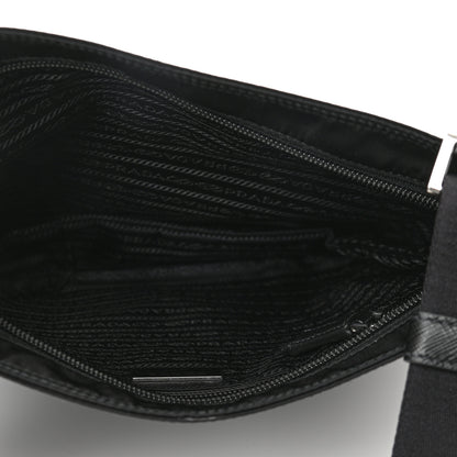 Prada Tessuto Nylon Messenger Bag Black 4 of 8