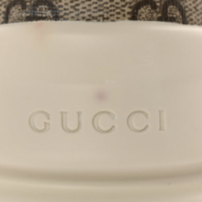 Gucci GG Supreme Monogram Mix Monogram Mens Rhyton Sneakers 8 London Blue Beige Sun Yellow 10 of 13