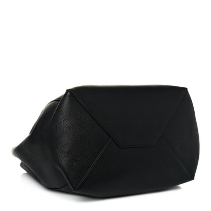Celine Soft Grained Calfskin Small Belt Cabas Black 3 of 10
