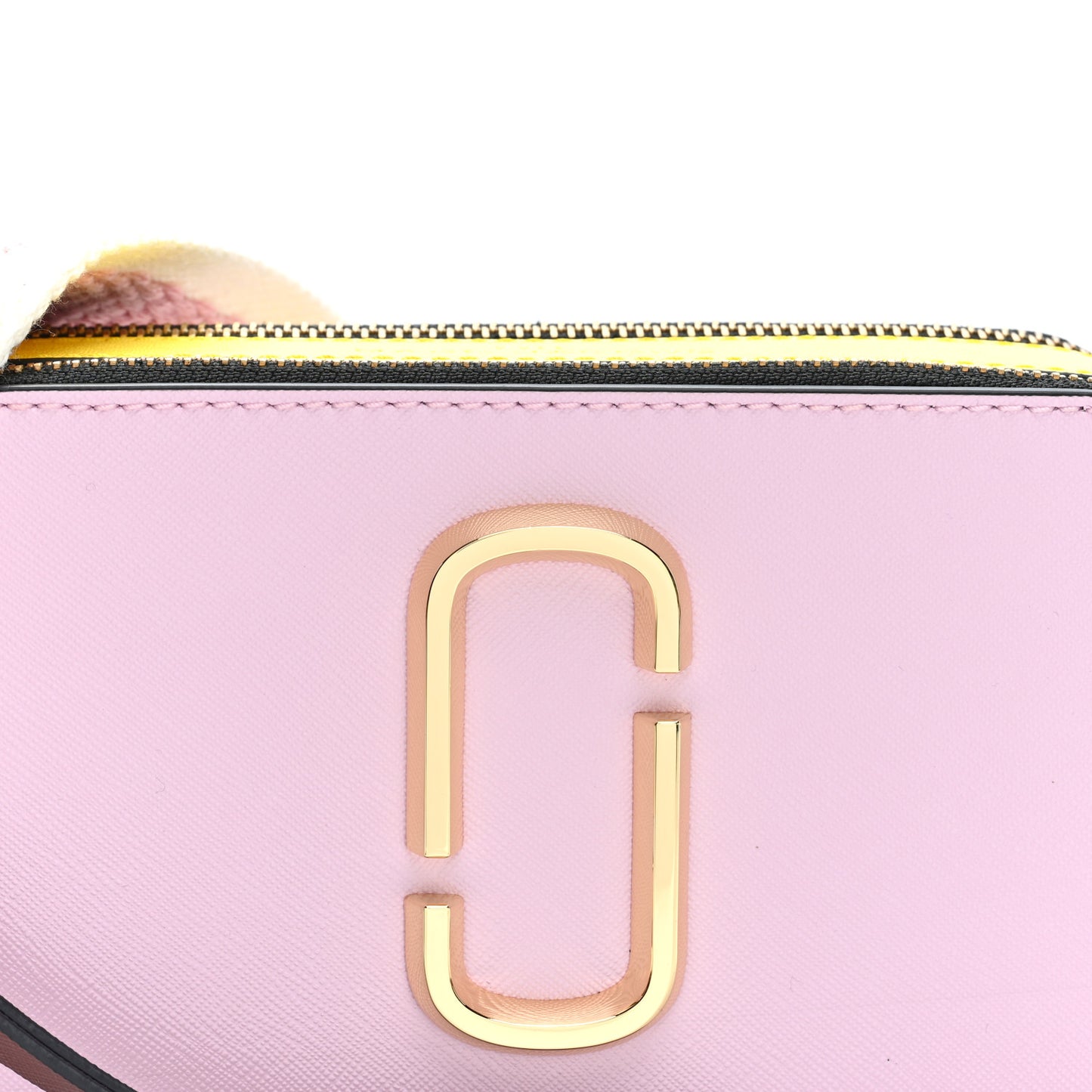 Saffiano Small Snapshot Camera Bag Blush Multicolor