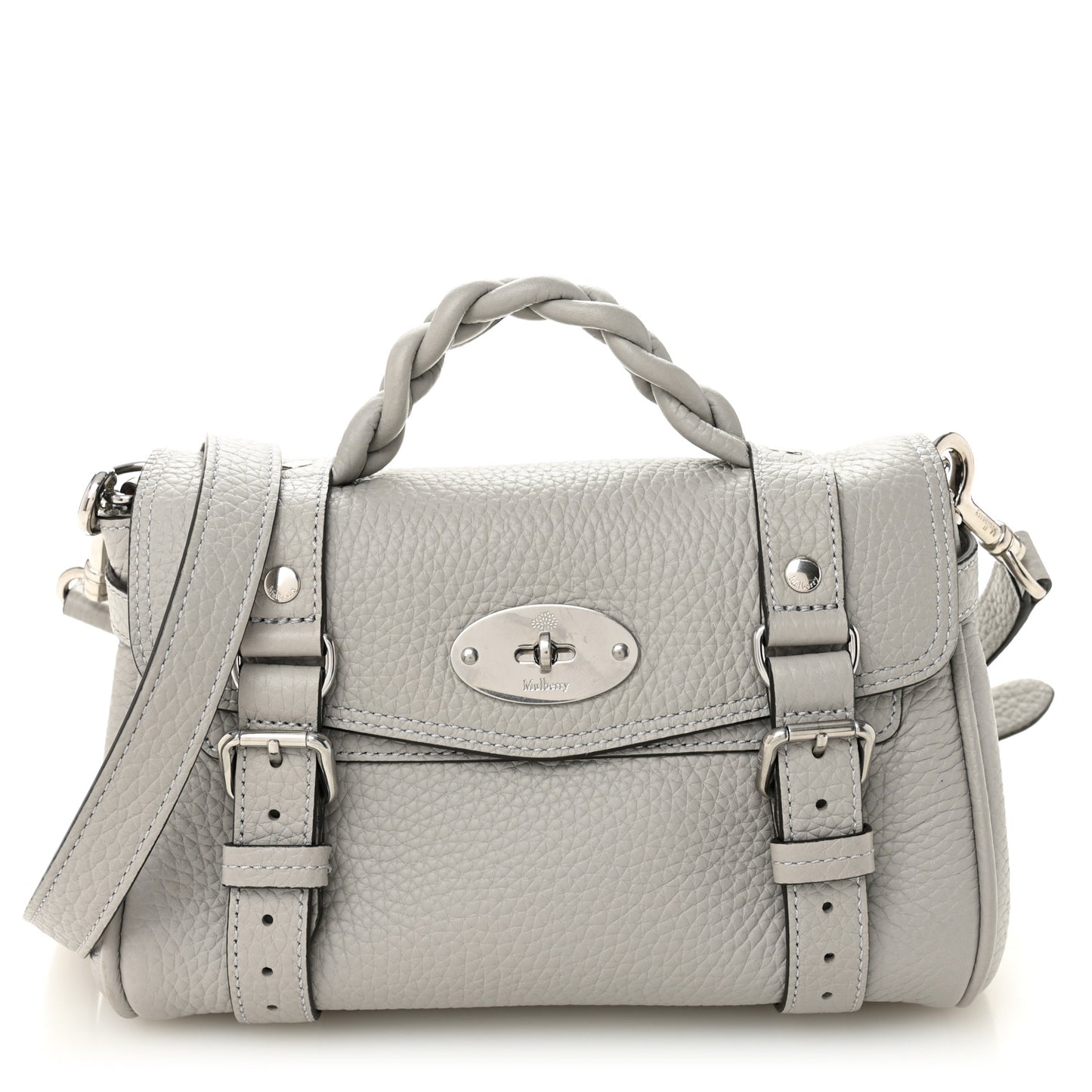 Heavy Grain Mini Alexa Pale Grey