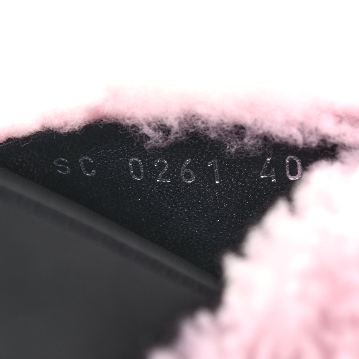 Shearling Paseo Sandals 40 Pink