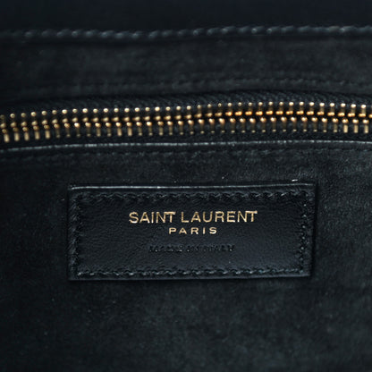 Saint Laurent Smooth Calfskin Le 5 A 7 Hobo Black 6 of 15