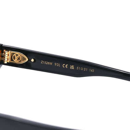 Louis Vuitton Acetate My Monogram Square Sunglasses Z1526W Black 6 of 8
