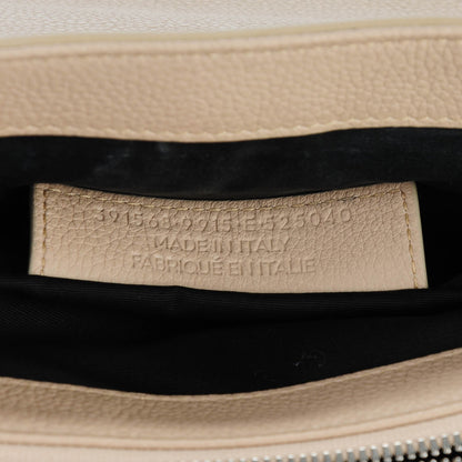 Balenciaga Grained Calfskin Le Dix Small Soft Cartable Beige Seigle 7 of 7