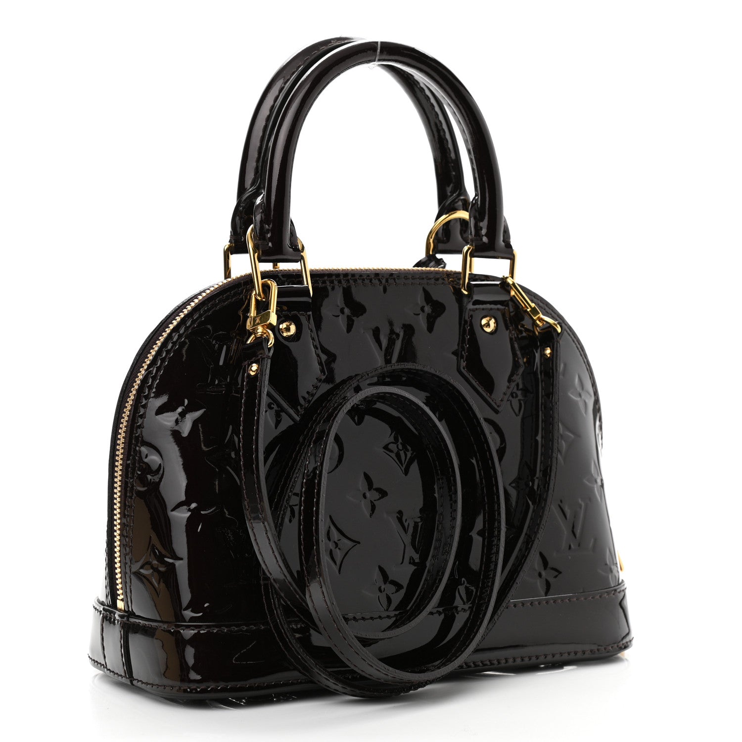 Louis Vuitton Vernis Alma BB Amarante 3 of 10
