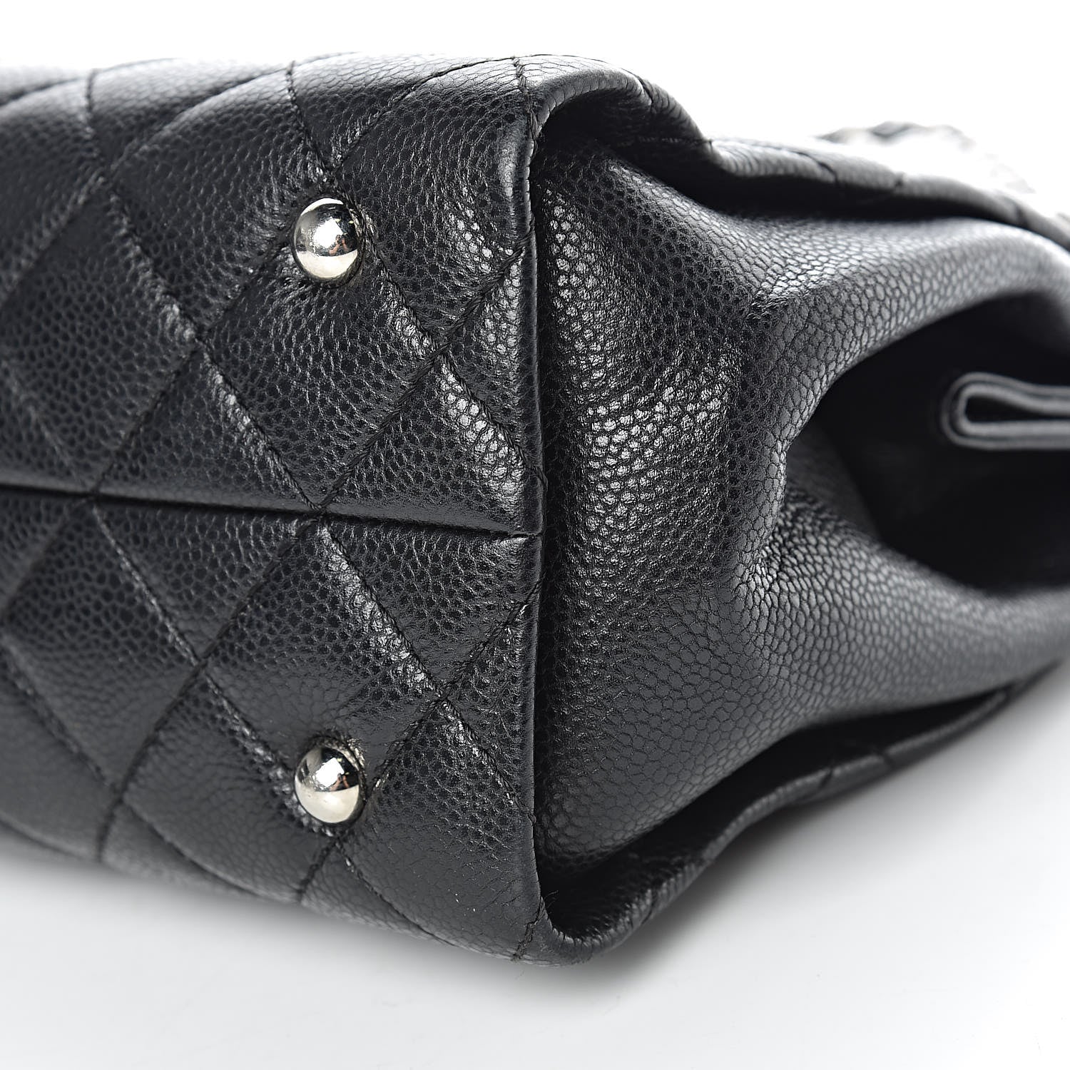Chanel Caviar Quilted Timeless CC Shopping Tote Black 10 of 16