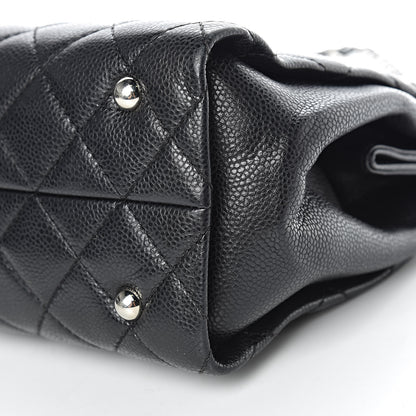 Chanel Caviar Quilted Timeless CC Shopping Tote Black 10 of 16