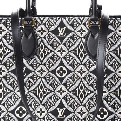 Louis Vuitton Jacquard Since 1854 Onthego GM Grey 6 of 10