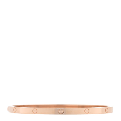 Cartier 18K Pink Gold Small LOVE Bracelet 17 2 of 5