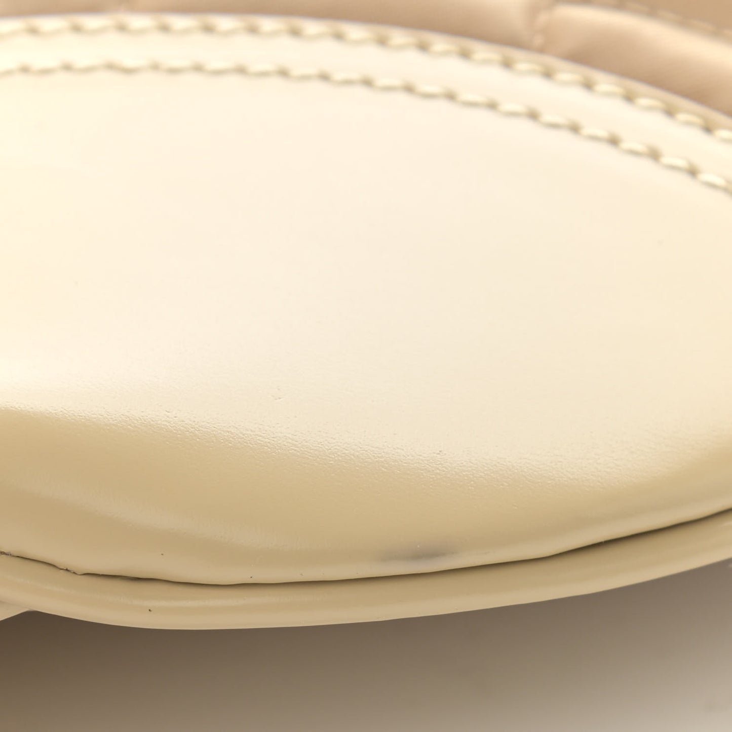 Nylon Quilted Patent Brook Hobo Beige