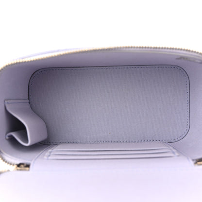 Chanel Lambskin Quilted Small Top Handle Vanity Case With Chain Light Purple 5 of 11