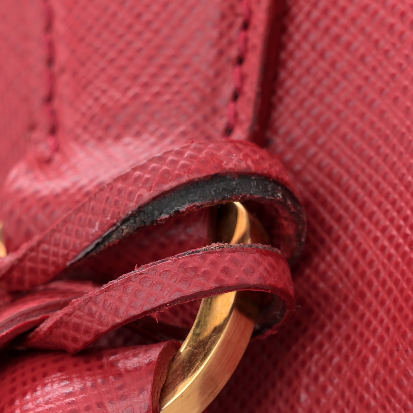 Saffiano Lux Large Tote Fuoco