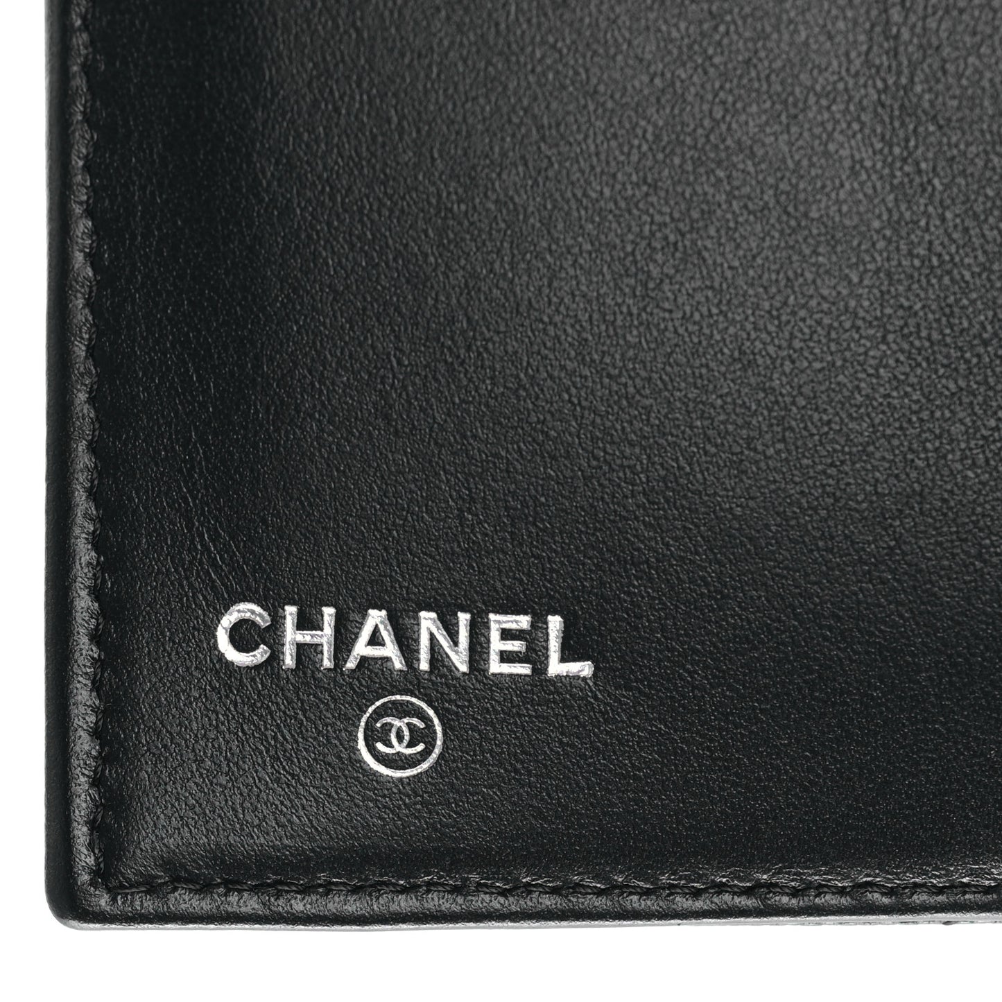 Caviar Quilted Coco Chanel CC Medium Flap Wallet Black