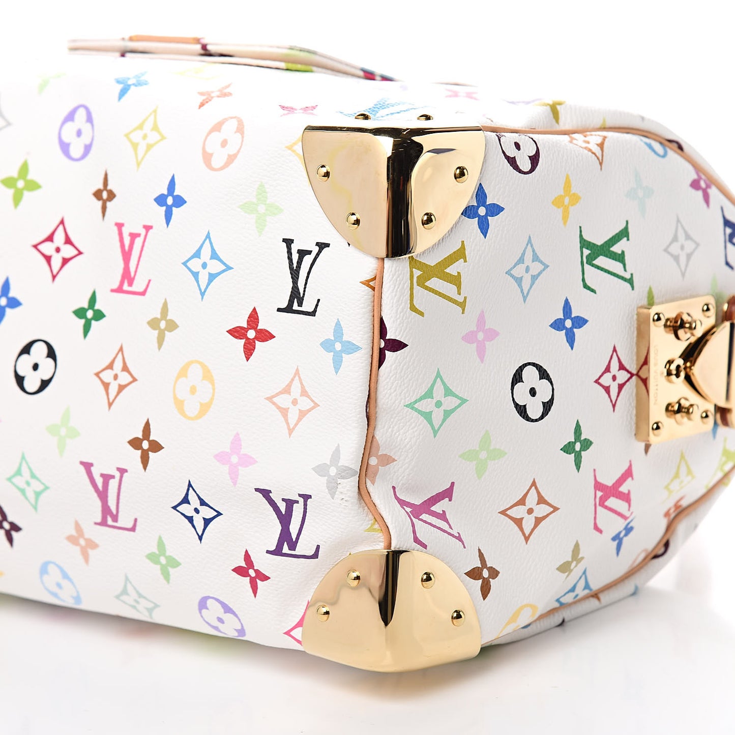Monogram Multicolor Speedy 30 White