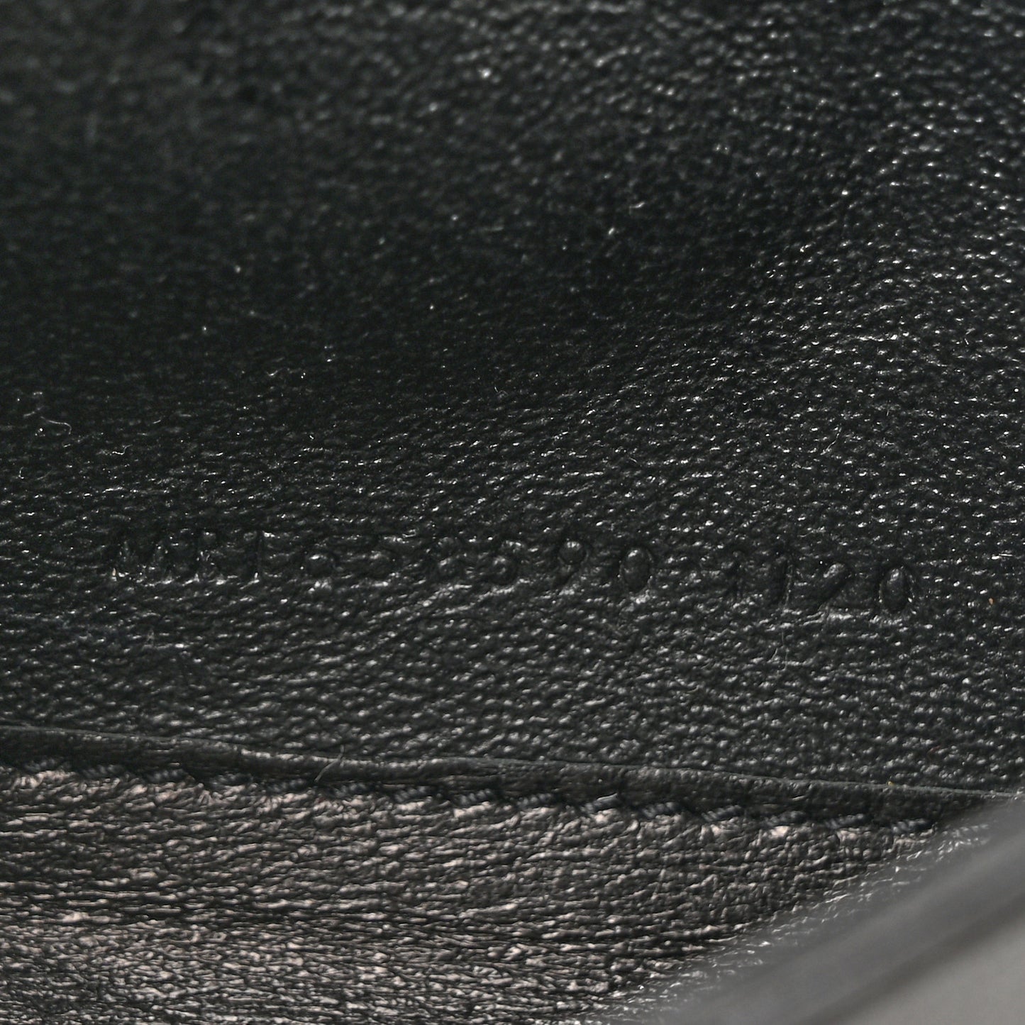 Lambskin Quilted Monogram Baby Crossbody Bag Black