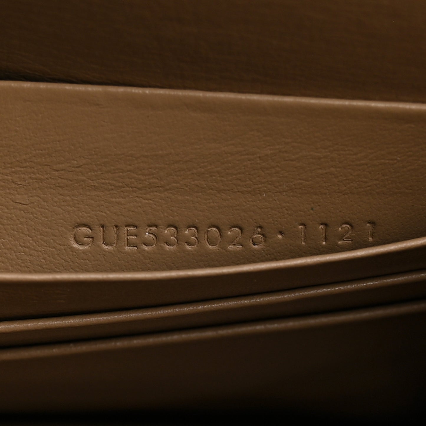 Calfskin Monogram Sunset Chain Wallet  Dark Toffee