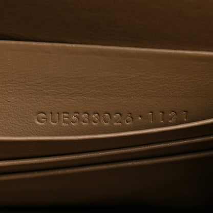 Saint Laurent Calfskin Monogram Sunset Chain Wallet  Dark Toffee 7 of 12