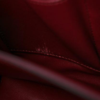 Celine Liege Calfskin Medium Classic Box Flap Bag Burgundy 12 of 15