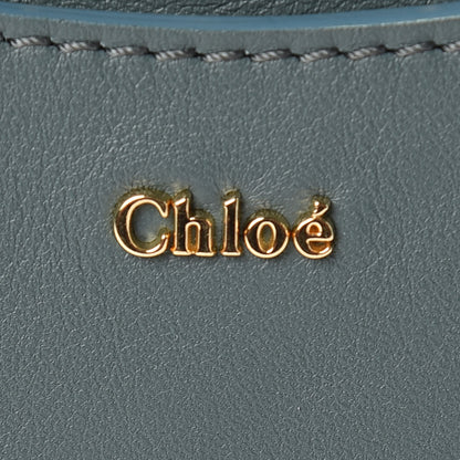 Chloe Smooth Calfskin Little Horses Embroidered Shoulder Bag Cloudy Blue 9 of 9