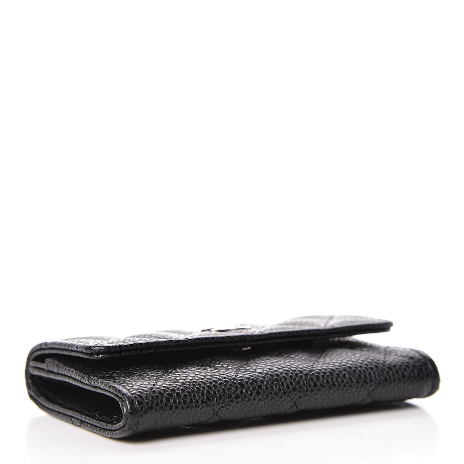 Chanel Caviar Quilted Flap Card Holder Black 4 of 9
