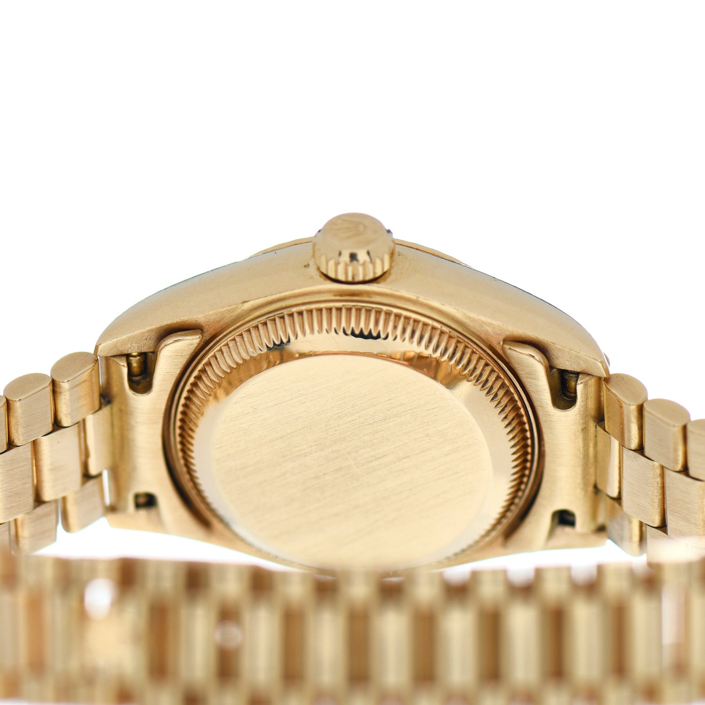18K Yellow Gold 26mm Oyster Perpetual Datejust President Watch Champagne 69178