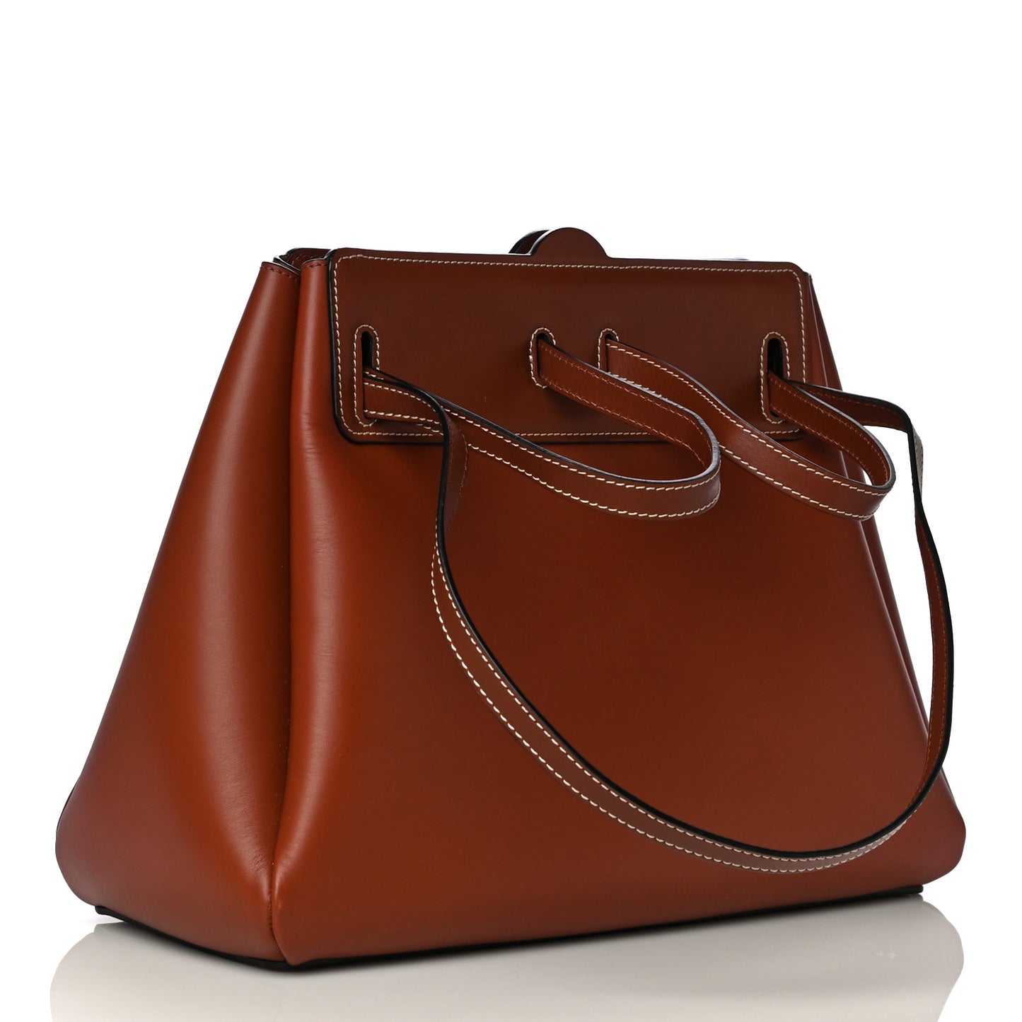 Boxcalf Lazo Tote Rust