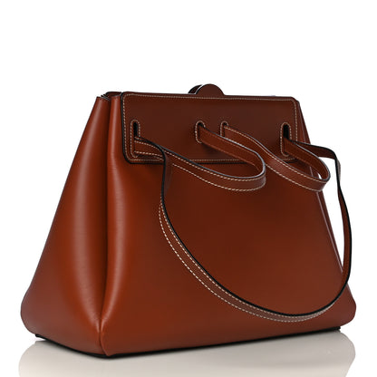 Loewe Boxcalf Lazo Tote Rust 3 of 9