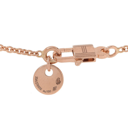 Hermes 18K Rose Gold Black Jade Constance Amulettes Pendant Necklace 6 of 7