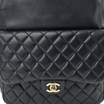 Chanel Lambskin Quilted Large In Seoul Backpack Navy 8 of 11