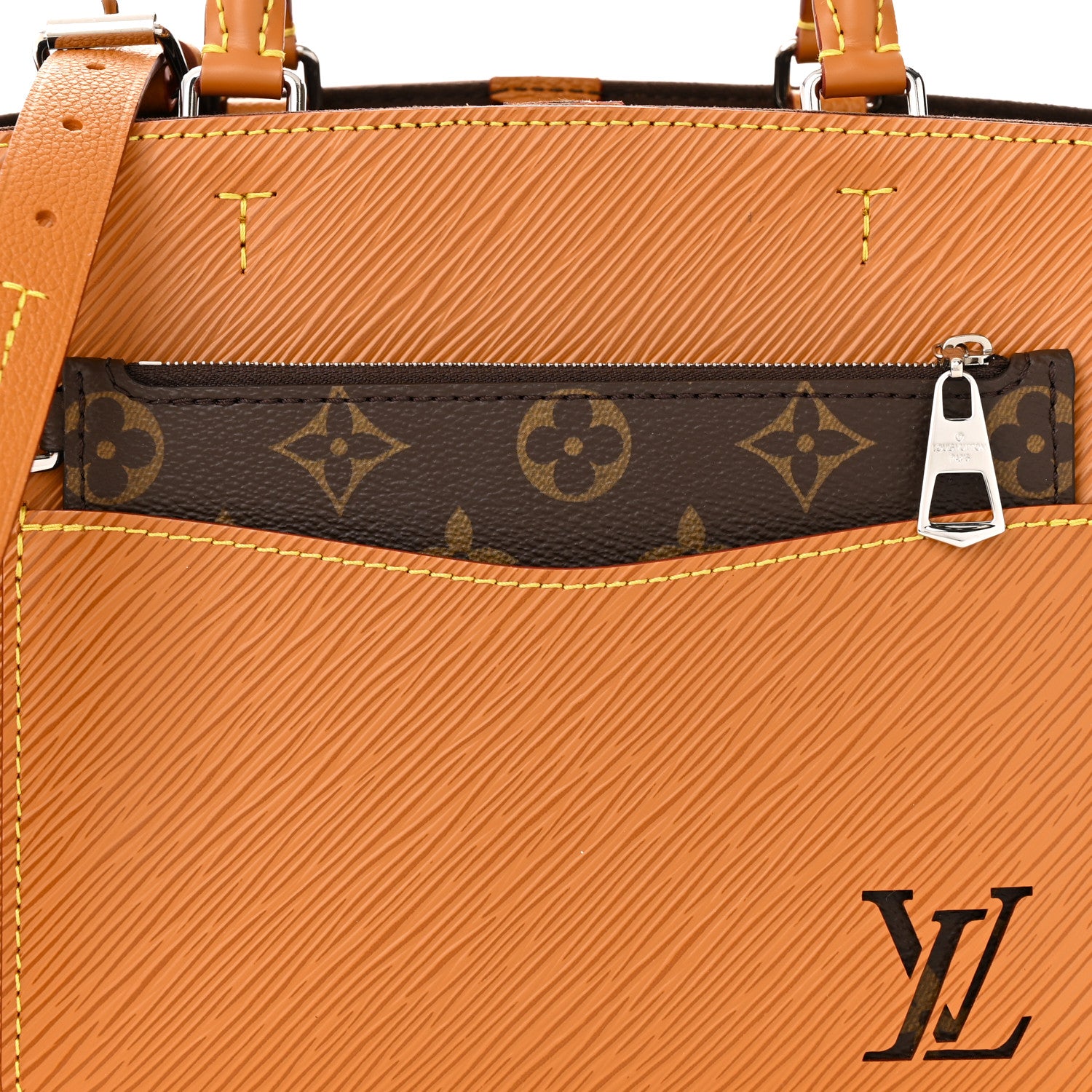 Louis Vuitton Epi Marelle Tote MM Gold Honey 6 of 9