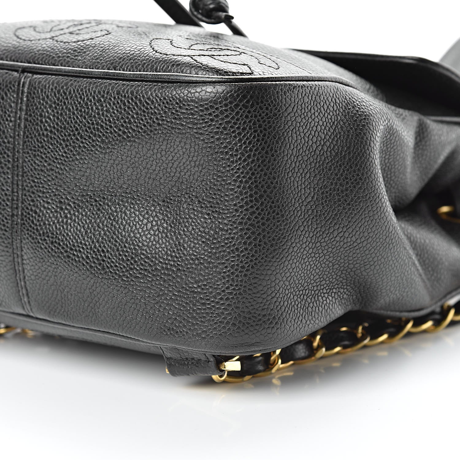 Chanel Caviar CC Backpack Black 10 of 10