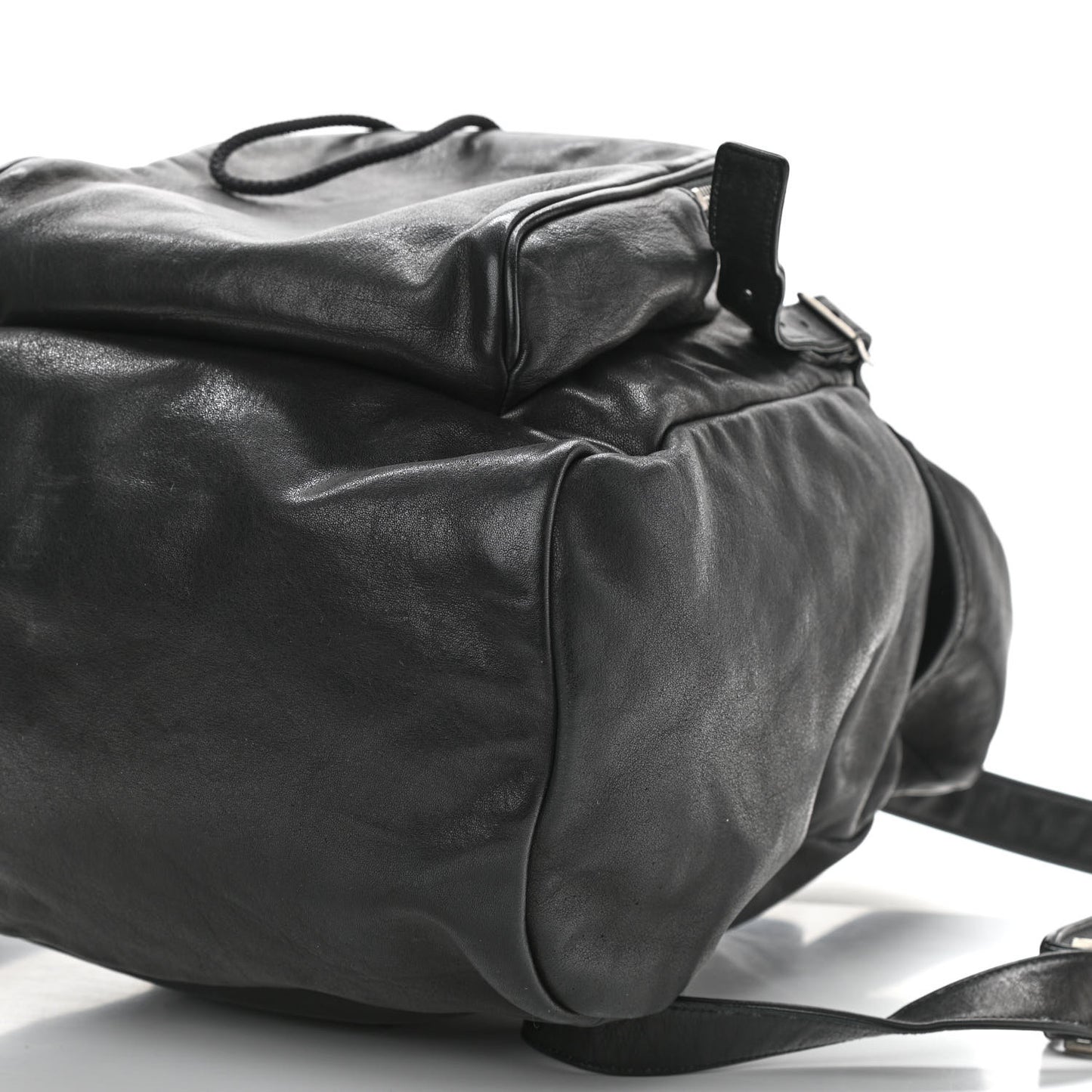 Calfskin Delave Backpack Black