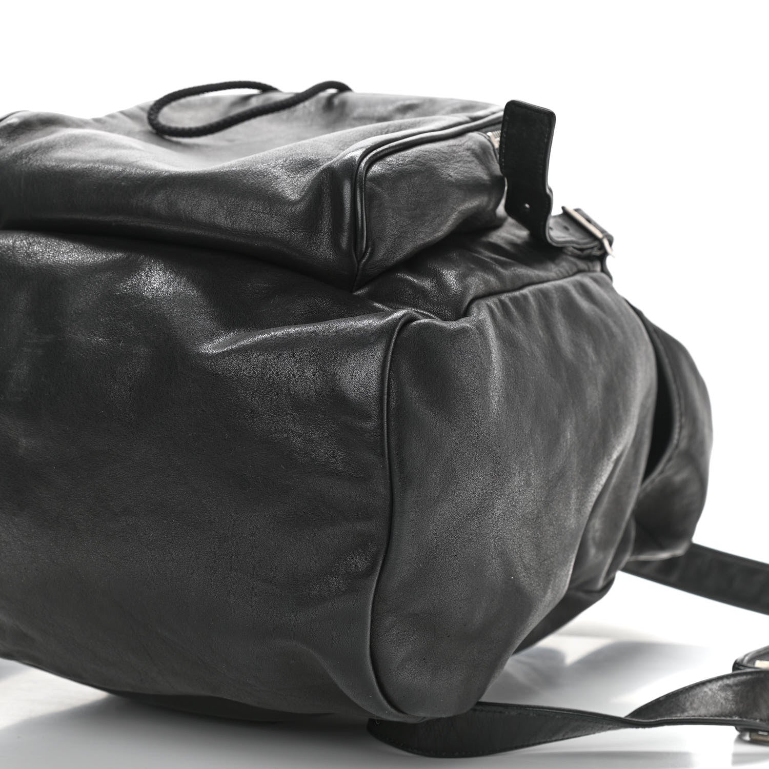 Saint Laurent Calfskin Delave Backpack Black 10 of 11