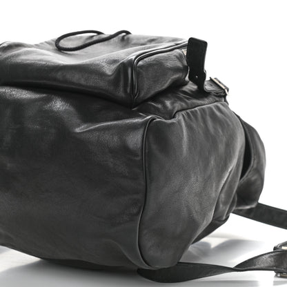 Saint Laurent Calfskin Delave Backpack Black 10 of 11