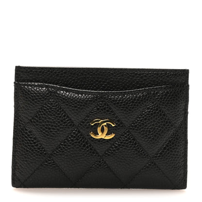 Chanel Caviar Quilted Card Holder Black 1 of 8