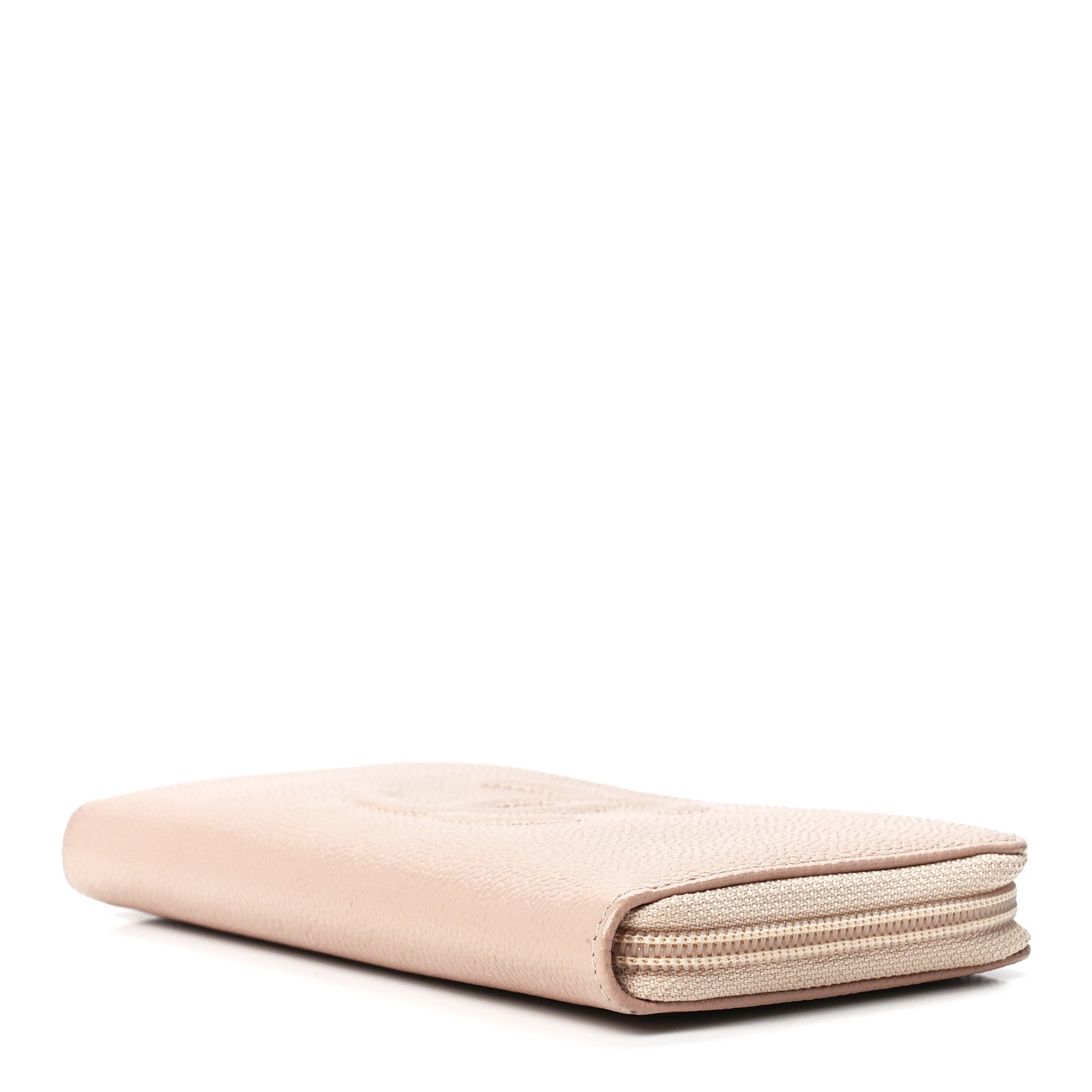 Chanel Caviar Large Timeless CC Zip Around Wallet Beige 10 of 13