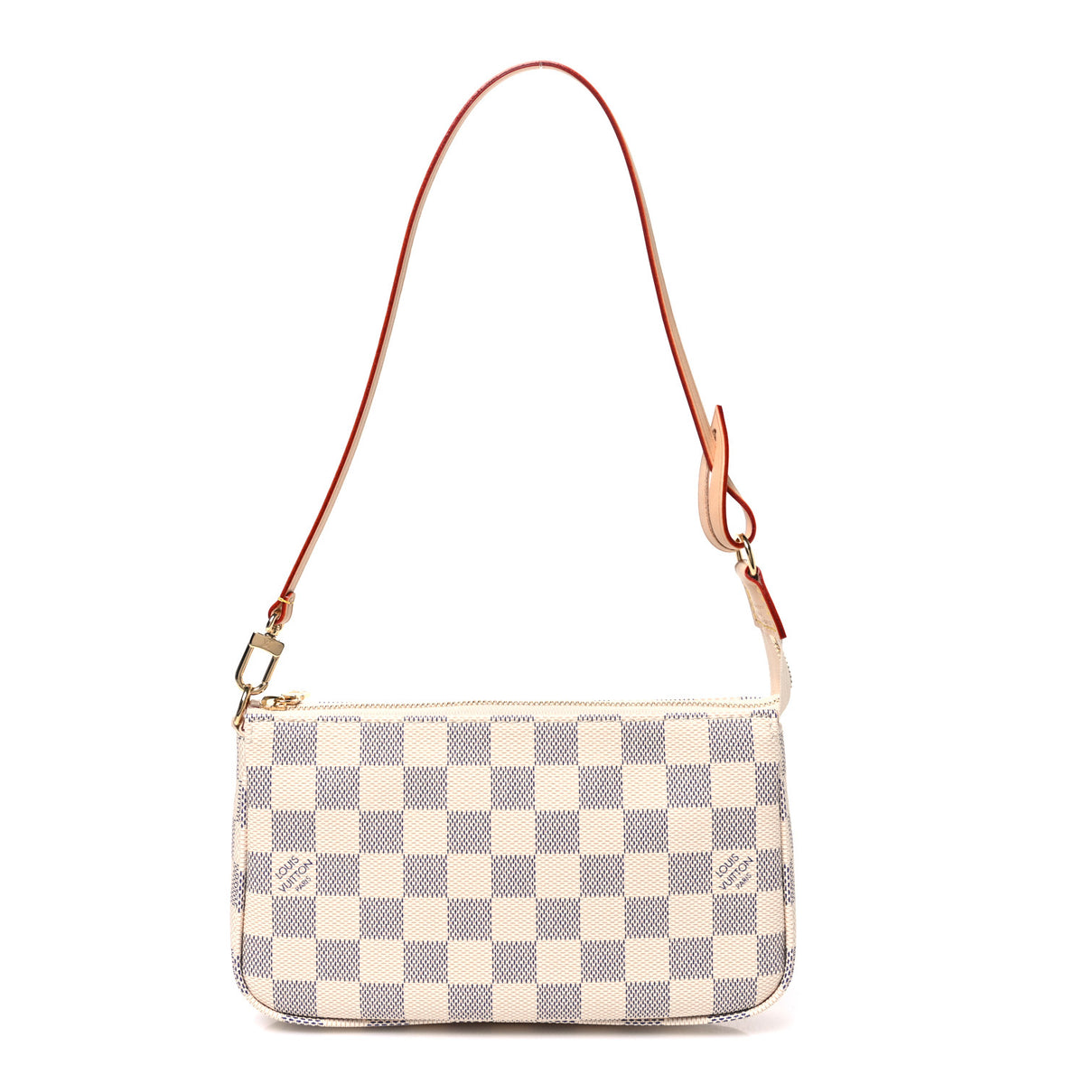 Damier Azur Pochette Accessories NM Rose Ballerine