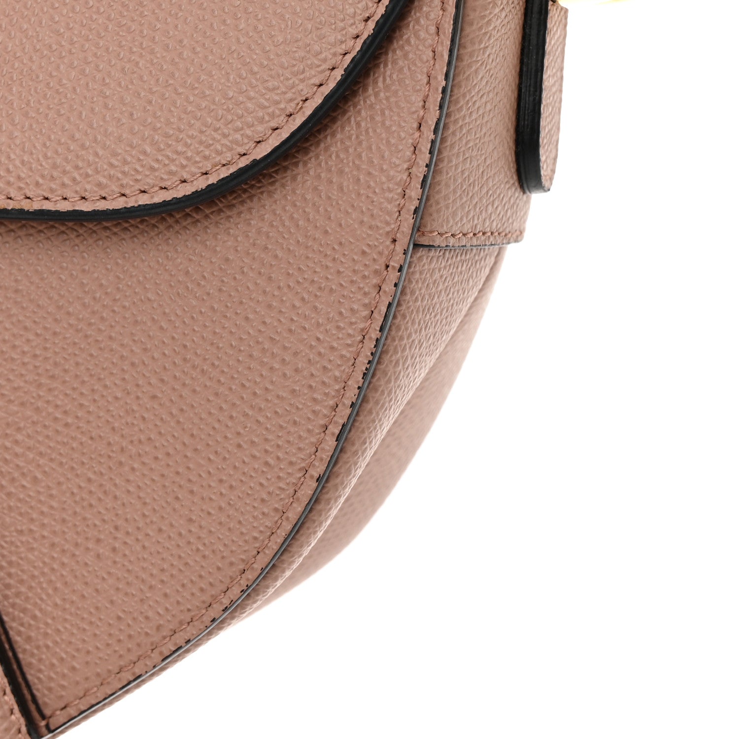 Christian Dior Grained Calfskin Saddle Bag Fard 11 of 14