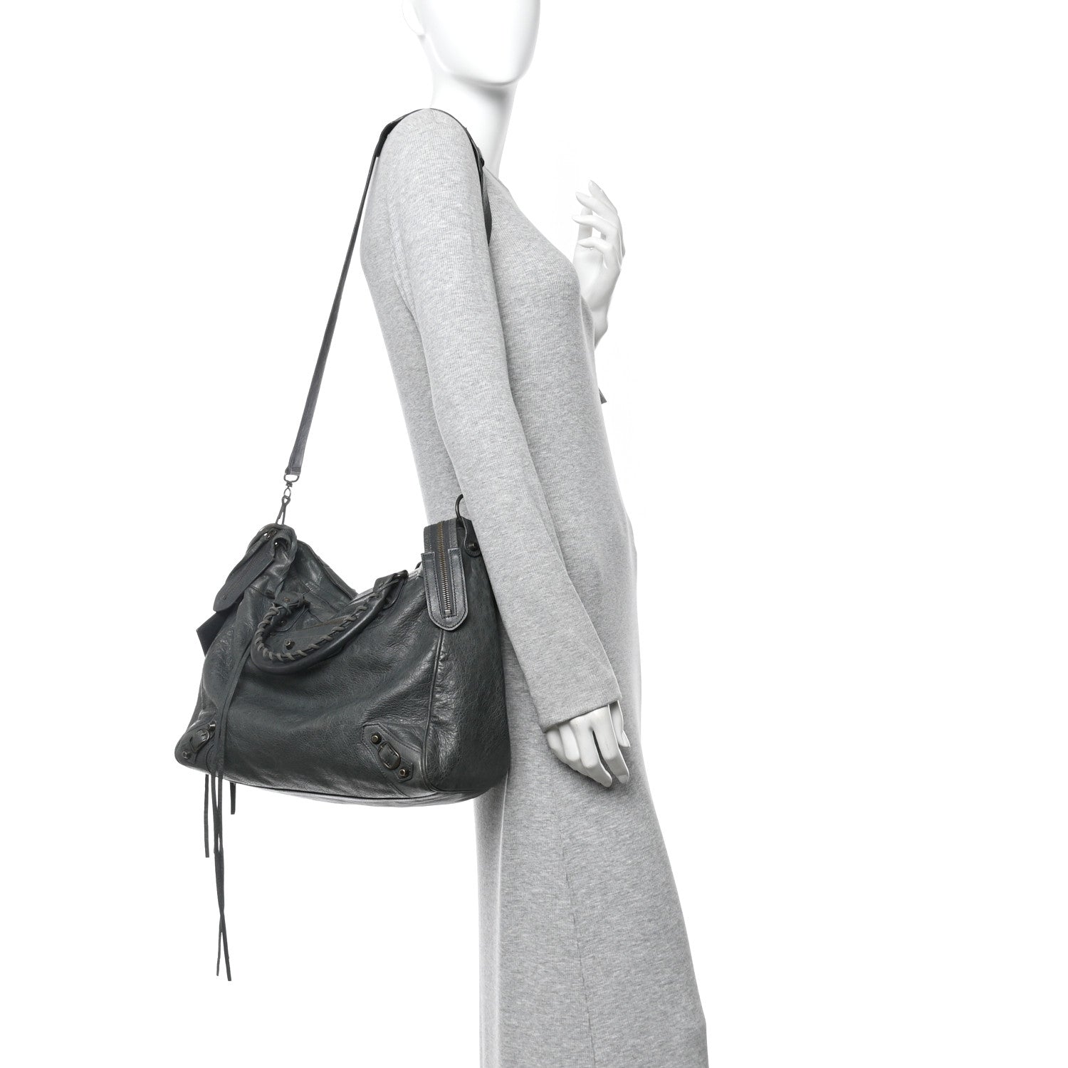 Balenciaga Agneau Classic Hardware Velo Anthracite 2 of 17