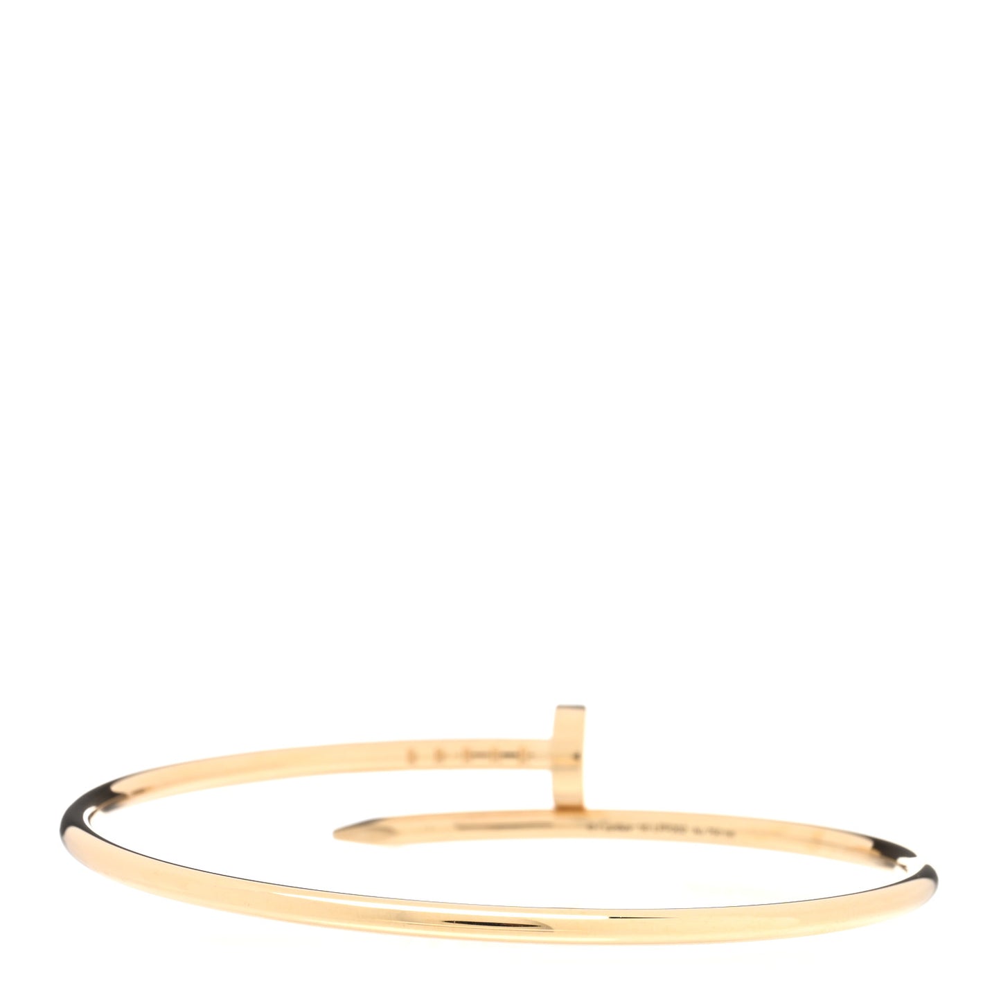 18K Yellow Gold Small Juste Un Clou Bracelet 16