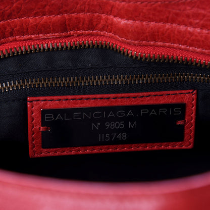 Balenciaga Agneau Classic Hardware City Rouge Coquelicot 7 of 8