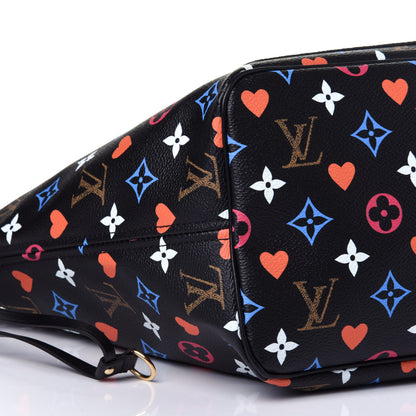 Louis Vuitton Game On Neverfull MM Black 7 of 10