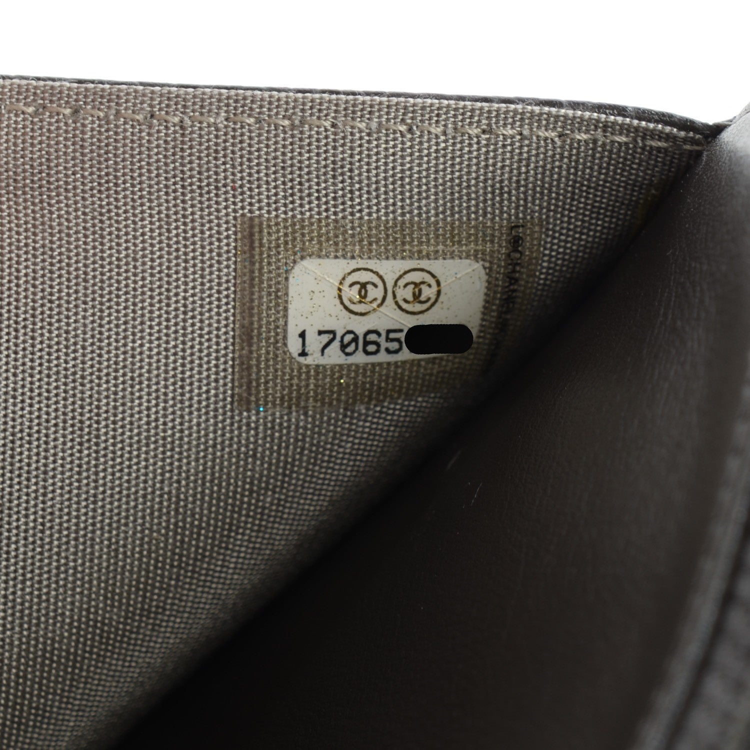 Chanel Caviar Timeless CC Wallet on Chain WOC Grey 8 of 8