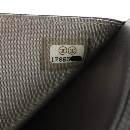 Chanel Caviar Timeless CC Wallet on Chain WOC Grey 8 of 8