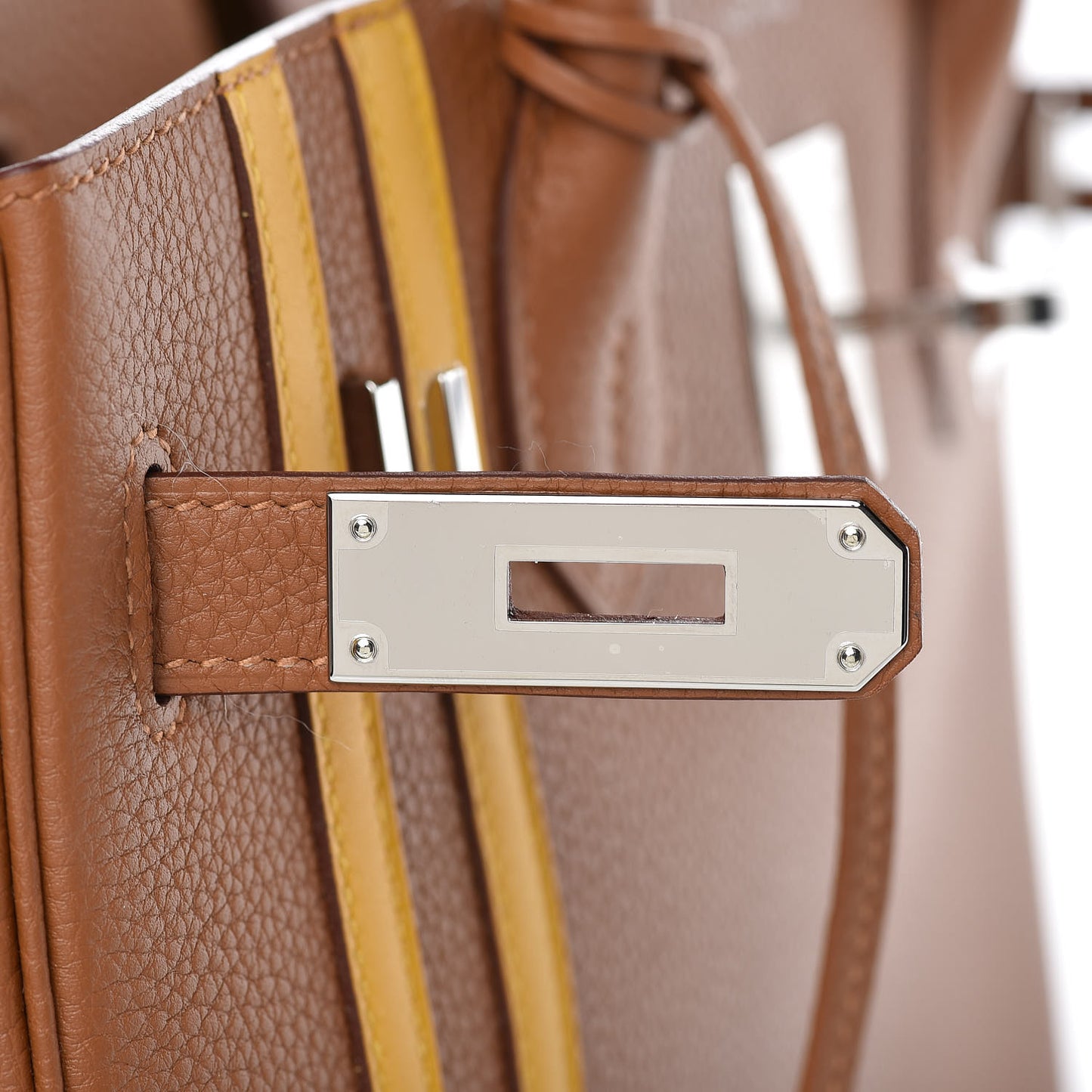 Togo Swift Officier Birkin 30 Gold Ambre
