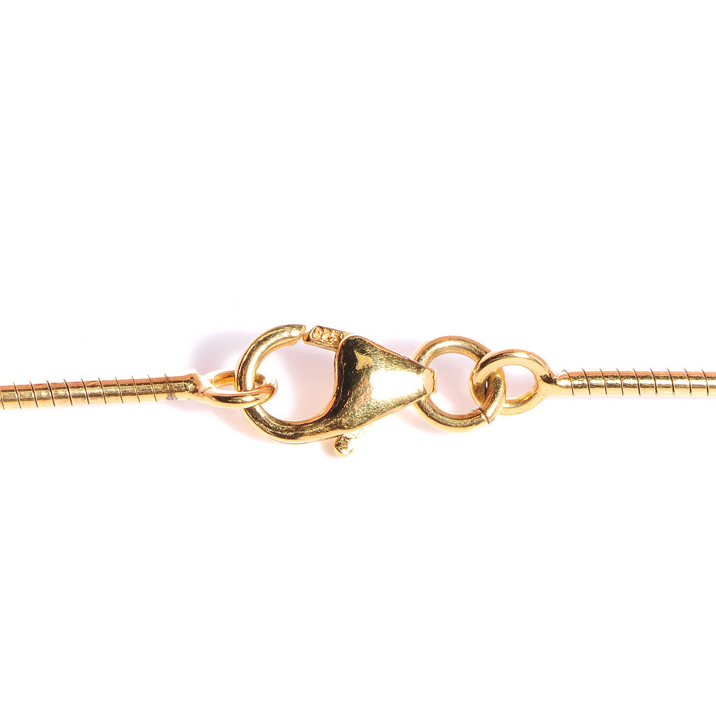 Enamel Cage d'H Necklace Royal Bleu