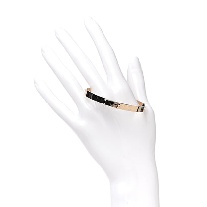Hermes 18K Rose Gold Diamond PM Kelly Bracelet SH 2 of 5
