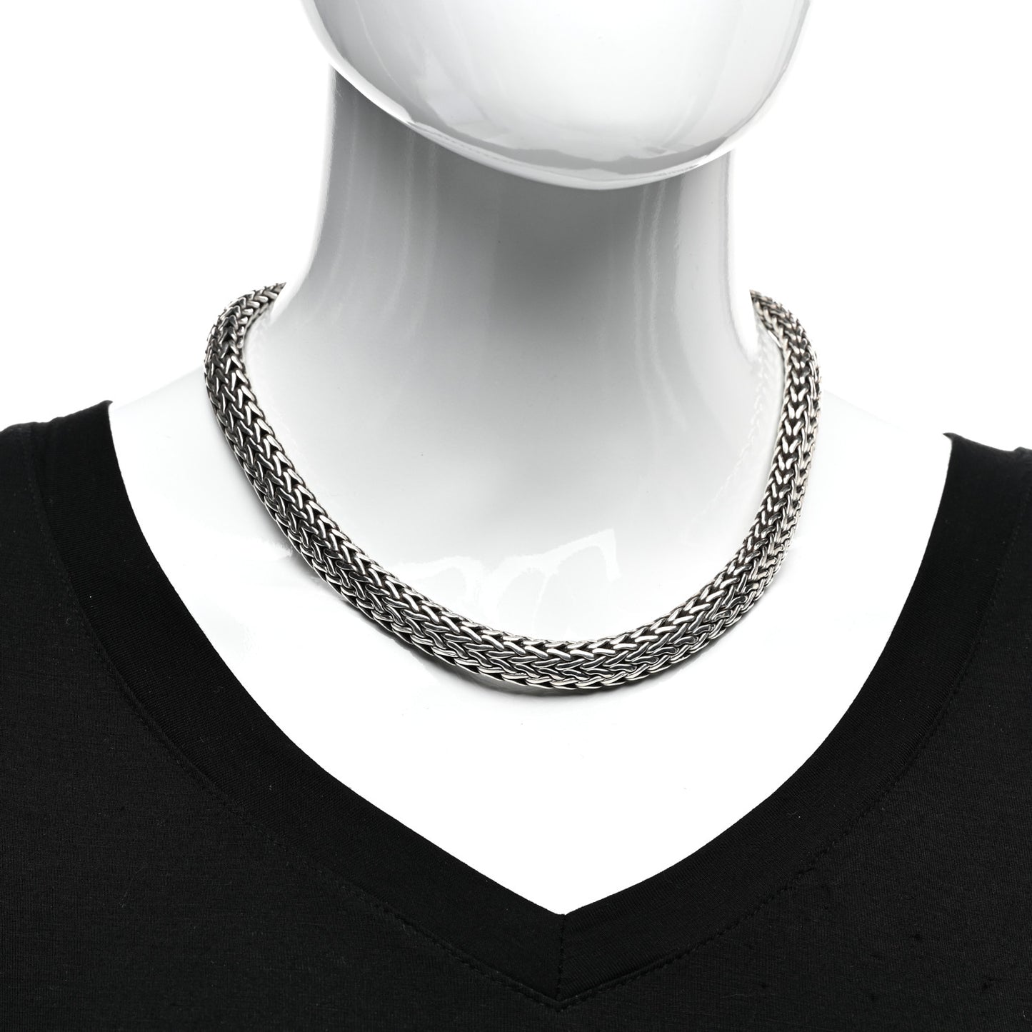 Sterling Silver 10mm Classic Chain Necklace